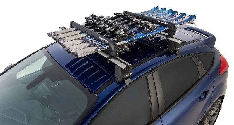 Rhino-Rack Winter Sport Racks Rhino-Rack Universal Ski/Snowboard Carrier - Fits 6 Pairs of Skis or 4 Snowboards - Black