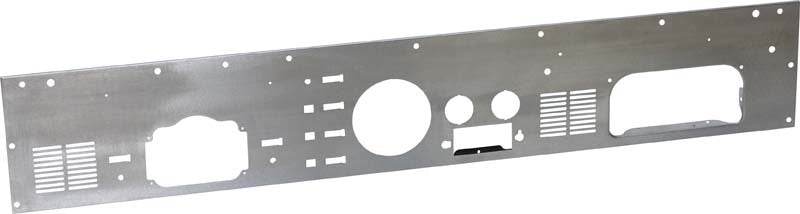 Kentrol Dash & Interior Trim Kentrol 77-86 Jeep CJ Dash Panel (with radio opening) Brushed Silver