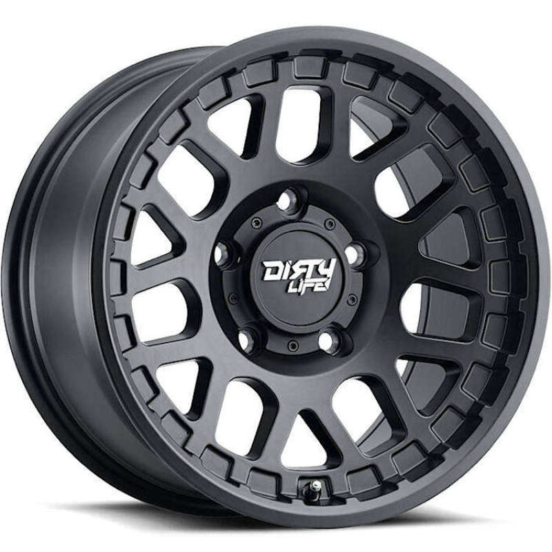 Dirty Life Wheels - Cast Dirty Life 9306 Mesa 17x9 / 5x127 BP / -12mm Offset / 78.1mm Hub Matte Black Wheel