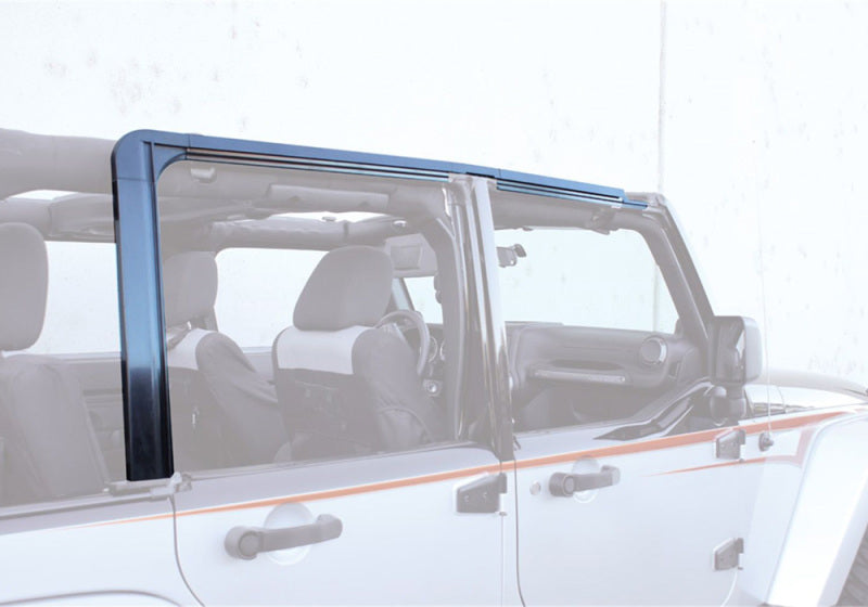 Rampage Soft Tops Rampage 2007-2018 Jeep Wrangler(JK) Unlimited Door Surround Kit - Black