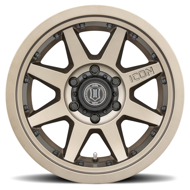 ICON Wheels - Cast ICON Rebound Pro 17x8.5 5x5 -6mm Offset 4.5in BS 71.5mm Bore Bronze Wheel