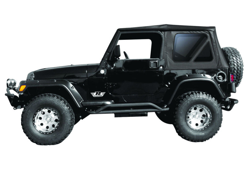 Rampage Soft Tops Rampage 1997-2006 Jeep Wrangler(TJ) Complete Top - Black Diamond