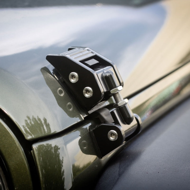 Rugged Ridge Brackets Rugged Ridge 07-18 Jeep Wrangler JK Black Hood Catches