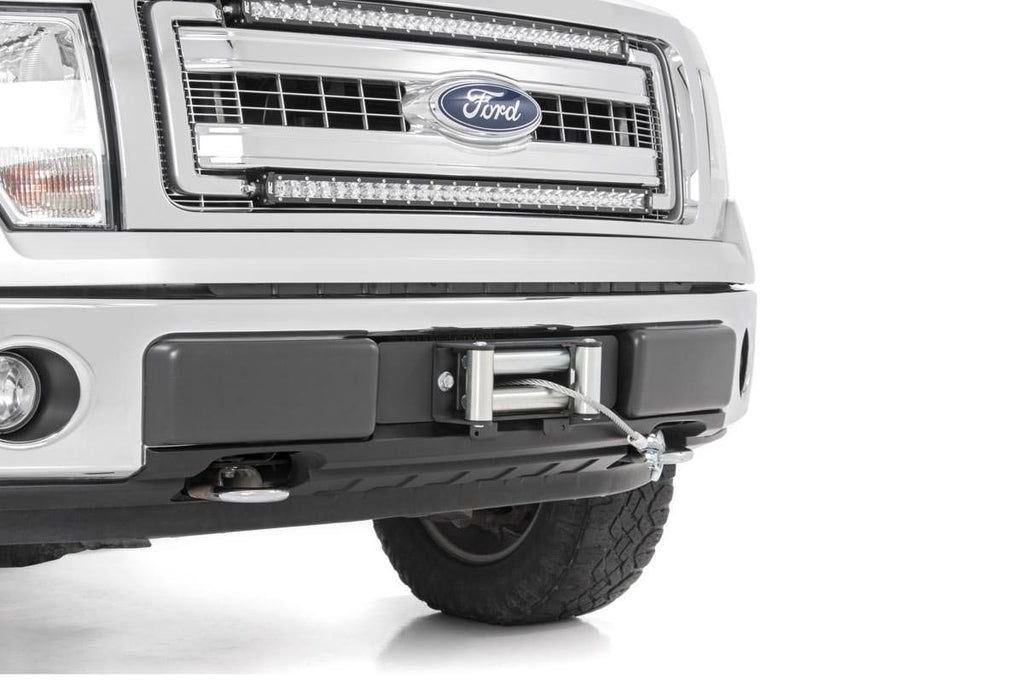 Rough Country Winch Mount Plate Ford Hidden Winch Mounting Plate 09-14 F-150 Rough Country - 1010