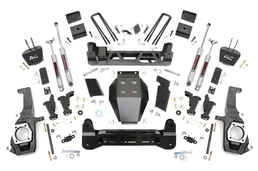 Rough Country Lift Kits 5.0 Inch GM Torsion Bar Drop Suspension Lift Kit (11-19 2500HD/3500HD) Rough Country - 10330