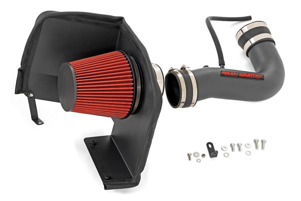Rough Country Air Intake Systems 4.8L/5.3L/6.0L Cold Air Intake Kit Chevy Silverado 1500 (07-08) Without Pre-Filter Bag Rough Country - 10475