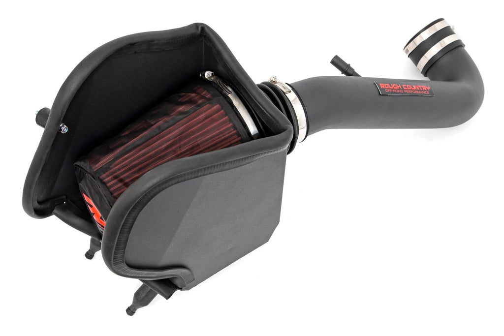 Rough Country Air Intake Systems Jeep Cold Air Intake w/ Pre-Filter (18-20 Wrangler JL/ 2020 Gladiator) Rough Country - 10479PF