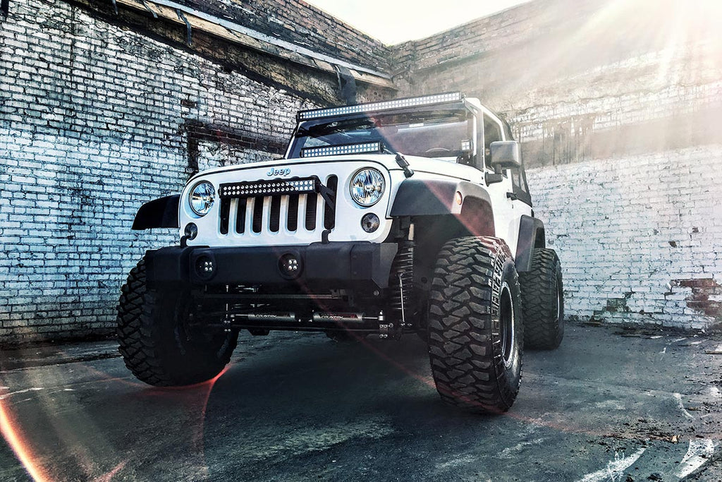 Rough Country Bumper End Cap Jeep Front Bumper Caps 07-18 Wrangler JK Rough Country - 1047
