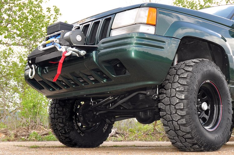 Rough Country Winch Mount Plate Jeep Winch Mounting Plate 93-98 Grand Cherokee ZJ Rough Country - 1049