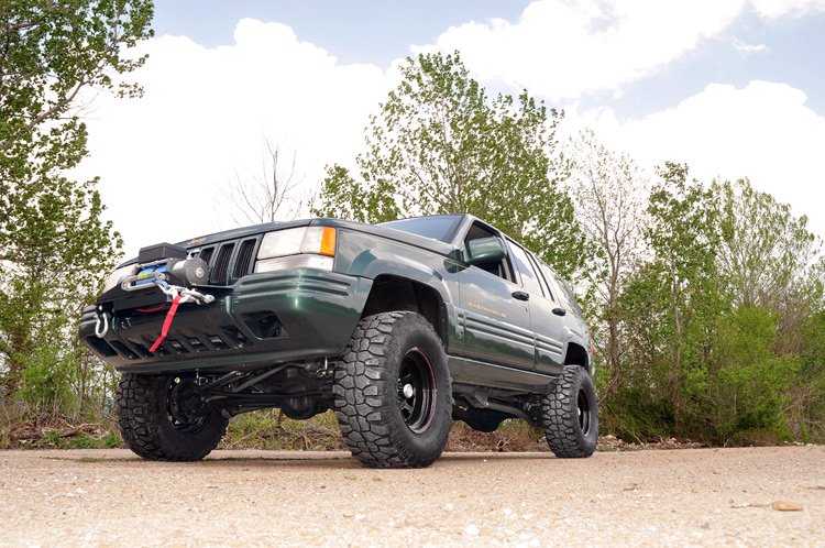 Rough Country Winch Mount Plate Jeep Winch Mounting Plate 93-98 Grand Cherokee ZJ Rough Country - 1049