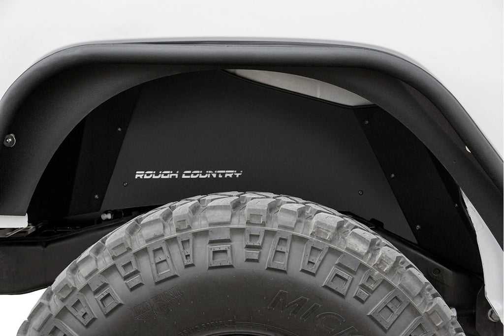 Rough Country Inner Fender Kit Jeep Rear Inner Fenders 07-18 Wrangler JK Rough Country - 10500