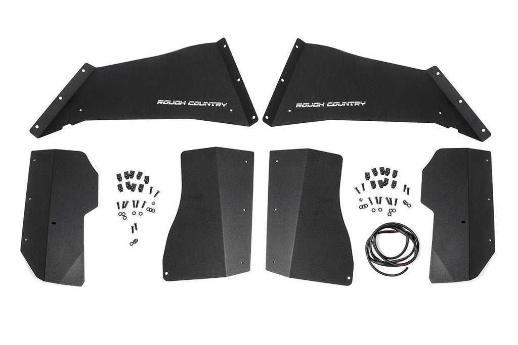Rough Country Inner Fender Kit Jeep Rear Inner Fenders 07-18 Wrangler JK Rough Country - 10500