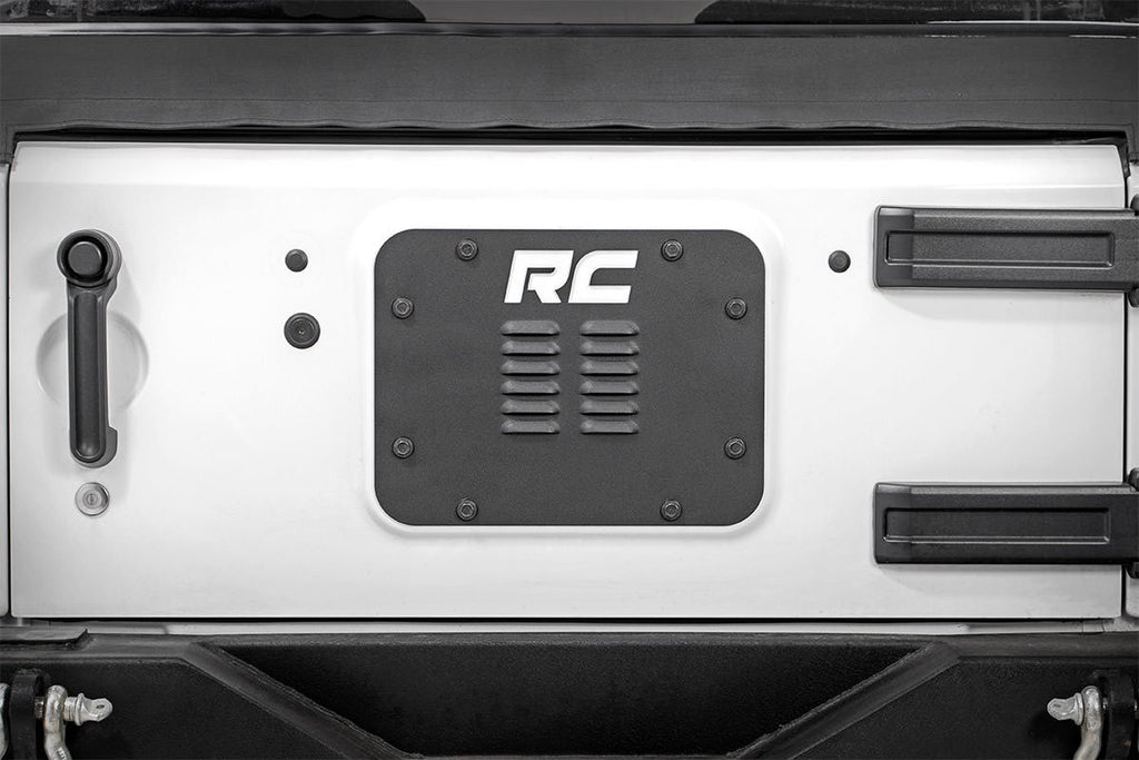 Rough Country Spare Tire Delete Jeep Tailgate Vent 07-18 Wrangler JK Rough Country - 10514