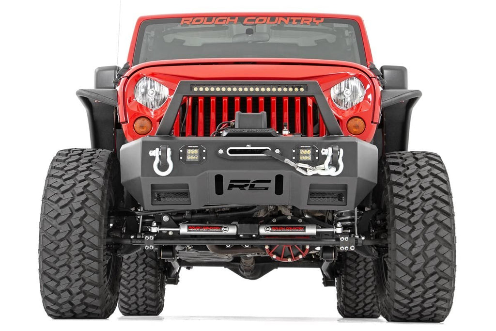 Rough Country Fender Flares Jeep Tubular Front Fender Flares 07-18 Wrangler JK Rough Country - 10531
