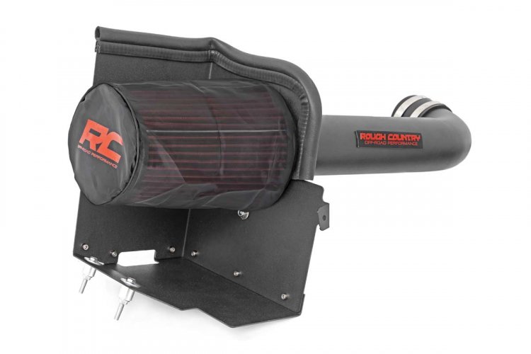 Rough Country Air Intake Systems Jeep Cold Air Intake w/Pre-Filter Bag (07-11 Wrangler JK 3.8L) Rough Country - 10554PF