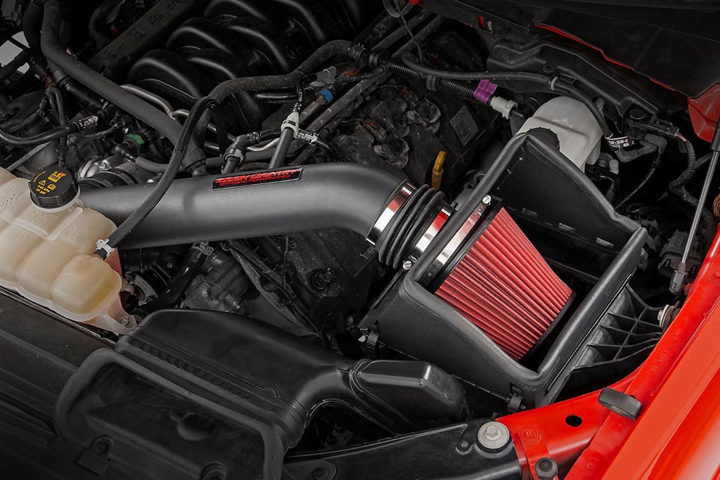Rough Country Air Intake Systems Ford Cold Air Intake w/Pre-Filter Bag (15-20 F-150 5.0L) Rough Country - 10555PF