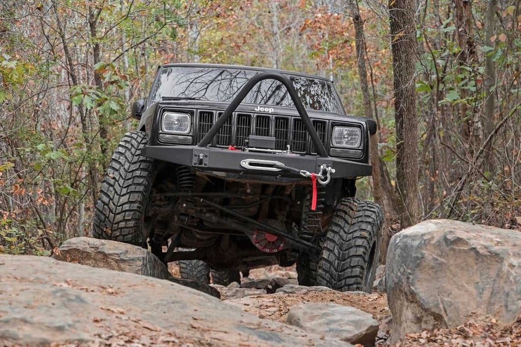 Rough Country Front Winch Bumpers Jeep Front Winch Bumper 84-01 Cherokee XJ Rough Country - 10570