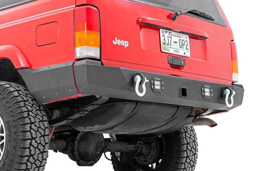Rough Country Quarter Panel Armor Jeep Rear Lower Quarter Panel Armor for Factory Flare 97-01 Cherokee XJ Rough Country - 10571