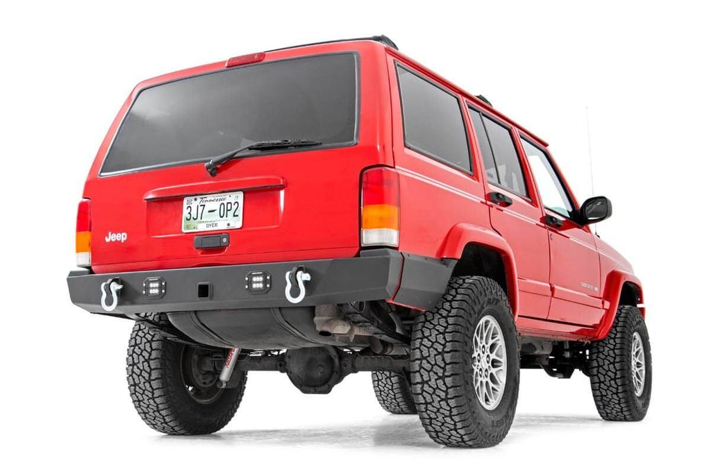 Rough Country Quarter Panel Armor Jeep Rear Lower Quarter Panel Armor for Factory Flare 97-01 Cherokee XJ Rough Country - 10571