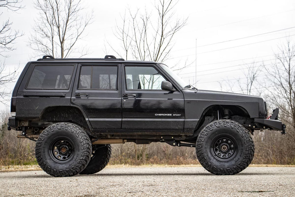 Rough Country Door Kick Panel Jeep Lower Door Armor 97-01 Cherokee XJ Rough Country - 10582