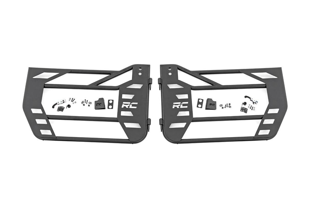 Rough Country Tube Doors Jeep Rear Steel Tube Doors 07-18 Wrangler JK Rough Country - 10587