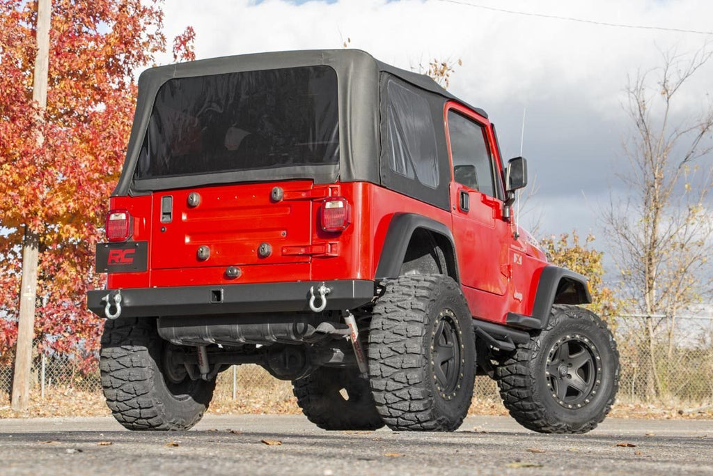 Rough Country Rear Bumpers Jeep Classic Full Width Rear Bumper 87-06 Wrangler YJ/TJ Rough Country - 10591