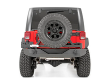 Load image into Gallery viewer, Rough Country Rear Bumpers Jeep Rock Crawler Rear HD Bumper w/Tire Carrier 07-18 Wrangler JK Rough Country - 10594A