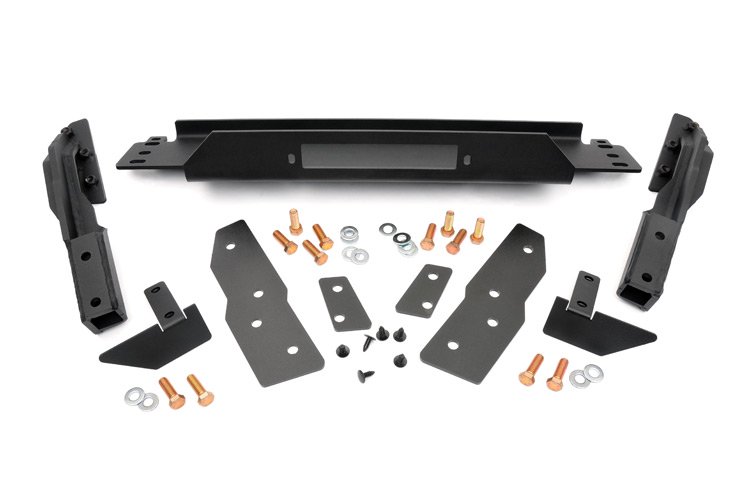 Rough Country Winch Mount Plate Jeep Winch Mounting Plate 99-04 Grand Cherokee WJ Rough Country - 1064