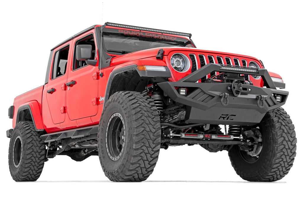 Rough Country Front Bumpers Jeep Full Width Off-Road Front Bumper For JK,JL, Gladiator JT Rough Country - 10645A