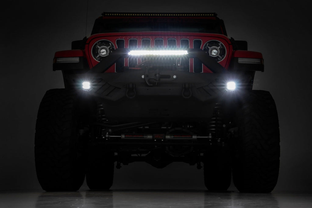 Rough Country Front Bumpers Jeep Full Width Off-Road Front Bumper For JK,JL, Gladiator JT Rough Country - 10645A