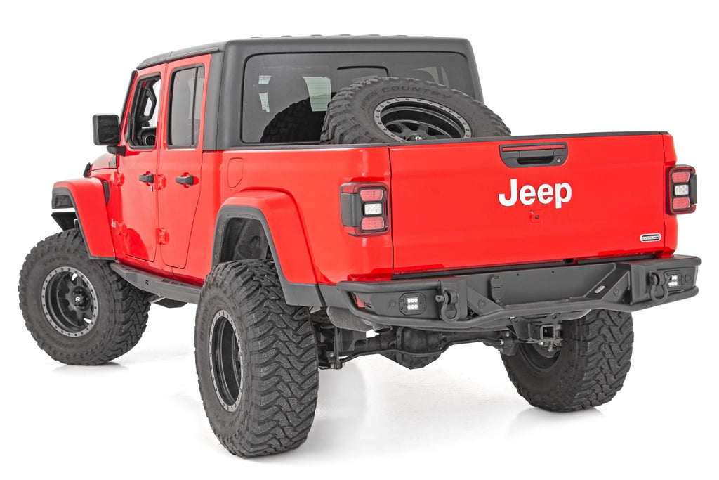 Rough Country Rear Bumpers Rear Bumper Tubular 20-22 Jeep Gladiator JT 4WD Rough Country - 10650