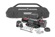 Load image into Gallery viewer, Rough Country Front Bumpers Front Bumper Hybrid 12000-Lb Pro Series Winch Synthetic Rope 16-22 Toyota Tacoma Rough Country - 10715