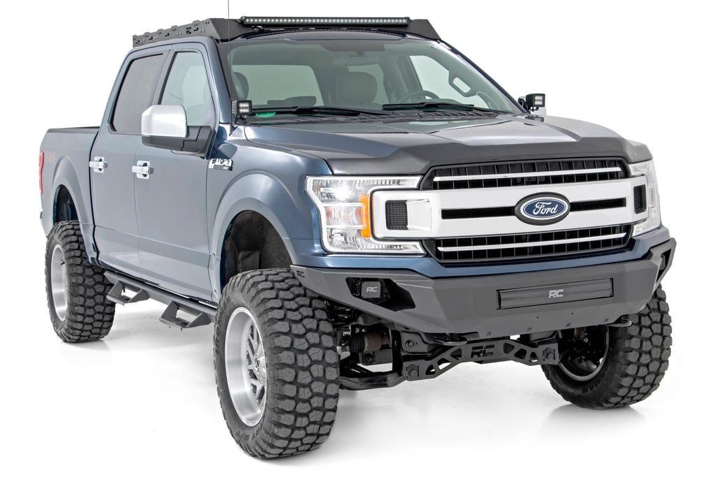 Rough Country Front Bumpers Ford Front High Clearance LED Bumper 18-20 Ford F-150 Rough Country - 10756A