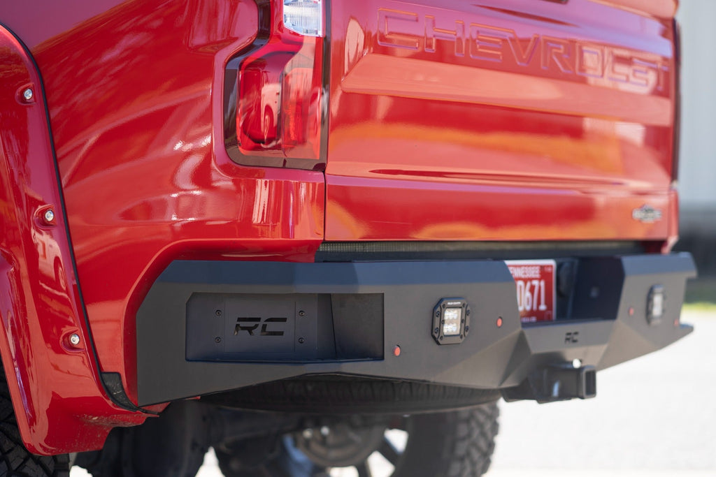 Rough Country Rear Bumpers Chevrolet Heavy-Duty Rear LED Bumper 19-21 Chevrolet Silverado 1500 Rough Country - 10758