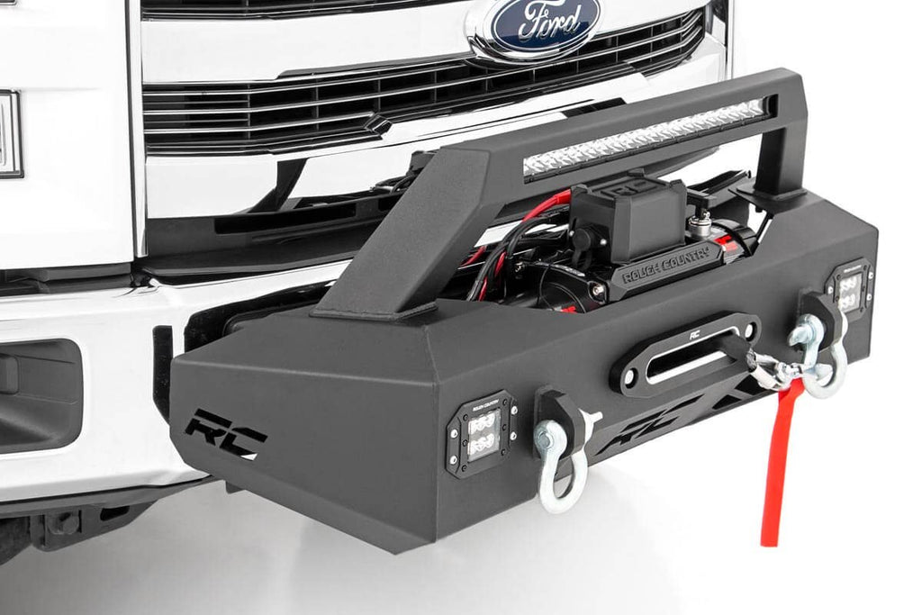 Rough Country Winch Mounting Kits EXO Winch Mount System 09-20 Ford F-150 Rough Country - 10762