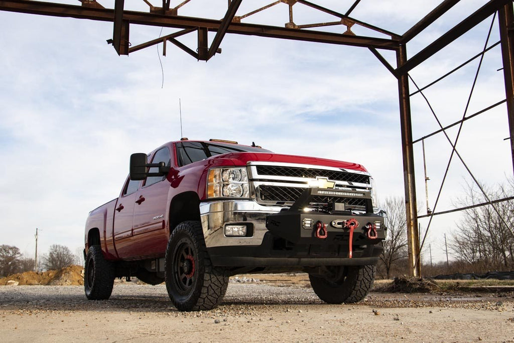 Rough Country Winch Mounting Kits EXO Winch Mount System 11-19 Chevrolet Silverado 2500/3500 Rough Country - 10764