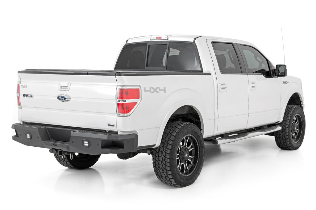 Rough Country Rear Bumpers Ford Heavy-Duty Rear LED Bumper For 09-14 F-150 Rough Country - 10768