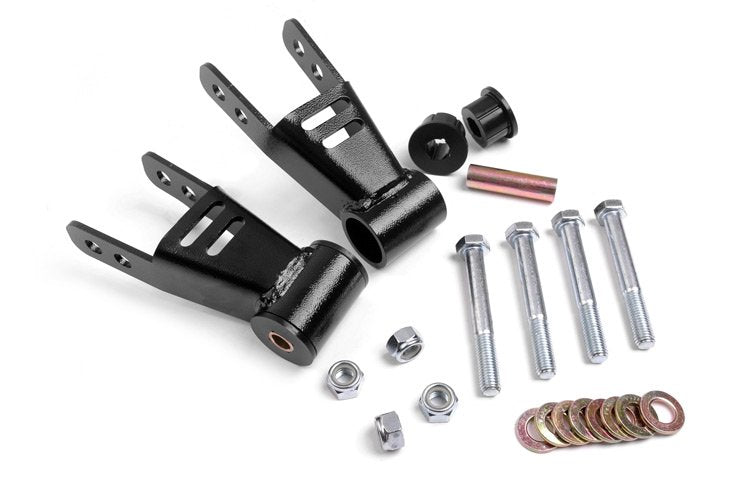 Rough Country Shackles & Lift Shackles Jeep Adjustable Lift Shackles 84-01 Cherokee XJ Rough Country - 1077