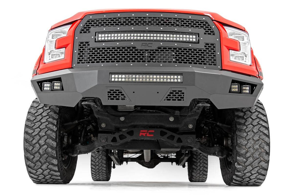 Rough Country Front Bumpers Ford Heavy-Duty Front LED Bumper 15-17 F-150 Rough Country - 10770