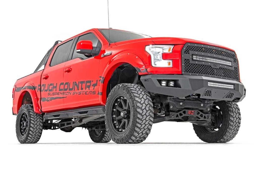Rough Country Front Bumpers Ford Heavy-Duty Front LED Bumper 15-17 F-150 Rough Country - 10770