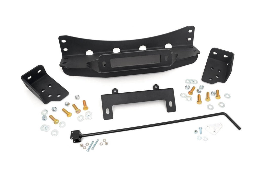 Rough Country Winch Mount Plate Hidden Winch Mounting Plate 07-13 Silverado/Sierra Silverado/Sierra 1500 Rough Country - 1080