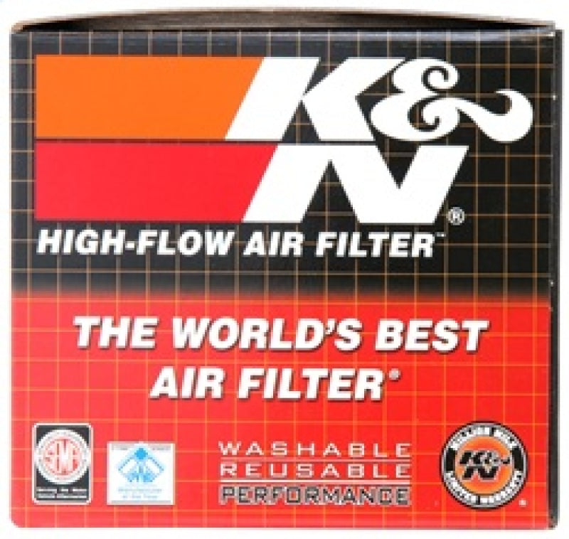 K&N Engineering Air Filters - Universal Fit K&N Filter Universal Rubber Filter 2 1/4 inch Flange 3 1/2 inch OD 4 inch Height