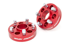 Load image into Gallery viewer, Rough Country Wheel Adapter Wheel Adapters 5x4.5 to 5x5 Adapters Red 6061-T6 Aluminum Sold in Pairs Rough Country - 1092RED