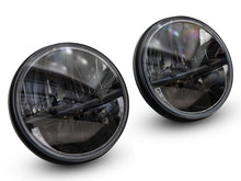 Load image into Gallery viewer, Raxiom Headlights Raxiom 97-18 Jeep Wrangler TJ/JK Axial Series LED Headlights- Black Housing (Clear Lens)