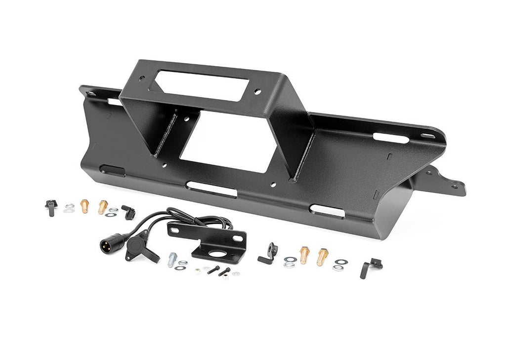 Rough Country Winch Mount Plate Hidden Winch Mounting Plate 99-06 Silverado/Sierra 1500 Rough Country - 11002