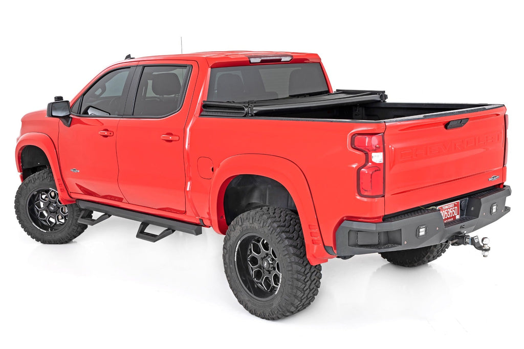 Rough Country Side Steps SRX2 Adjustable Aluminum Step Crew Cab 19-22 Chevy/GMC 1500/2500HD 2WD/4WD Rough Country - 11003A