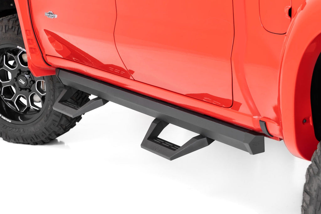 Rough Country Side Steps SRX2 Adjustable Aluminum Step Crew Cab 19-22 Chevy/GMC 1500/2500HD 2WD/4WD Rough Country - 11003A