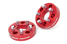 Load image into Gallery viewer, Rough Country Wheel Adapter Wheel Adapters 5x5 to 5x4.5 Adapters Red 6061-T6 Aluminum Sold in Pairs Rough Country - 1100RED