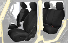 Load image into Gallery viewer, King4WD Seat Cover Jeep JK Seat Covers 12 Piece Neoprene Seat Covers Black/Black For 13-18 Wrangler JK 4 Door King 4WD - 11010201