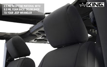 Load image into Gallery viewer, King4WD Seat Cover Jeep JK Seat Covers 12 Piece Neoprene Seat Covers Black/Black For 13-18 Wrangler JK 4 Door King 4WD - 11010201